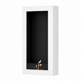 Selected Box verticale bio-ethanol wandhaard wit – 60 x 200 cm | Wild Flame