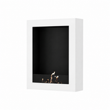 Selected Box verticale bio-ethanol wandhaard wit – 70 x 120 cm | Wild Flame