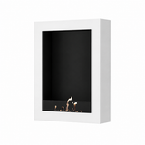 Selected Box verticale bio-ethanol wandhaard wit – 70 x 140 cm | Wild Flame