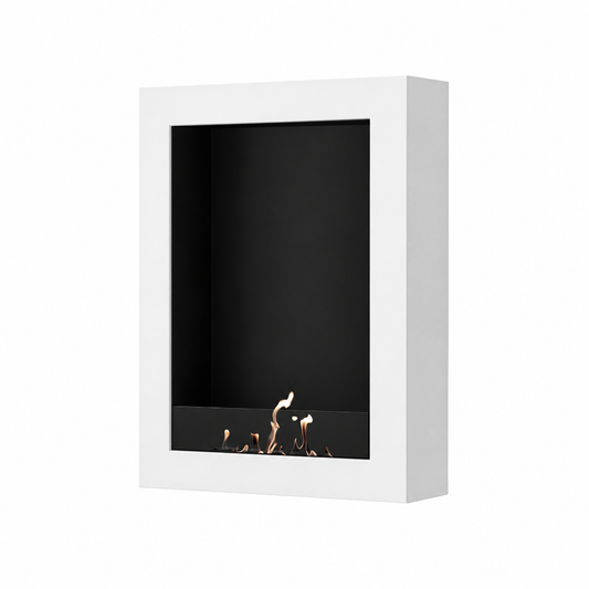 Wild Flame Selected Box verticale bio-ethanol wandhaard wit 70 x 140 cm – productfoto