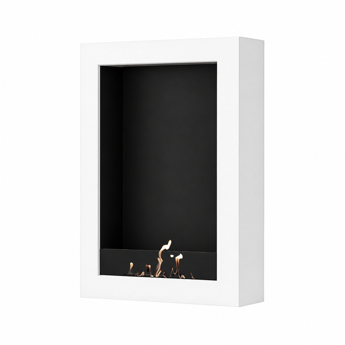 Wild Flame Selected Box verticale bio-ethanol wandhaard wit 70 x 160 cm – productfoto