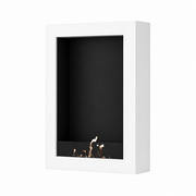 Wild Flame Selected Box verticale bio-ethanol wandhaard wit 70 x 160 cm – productfoto