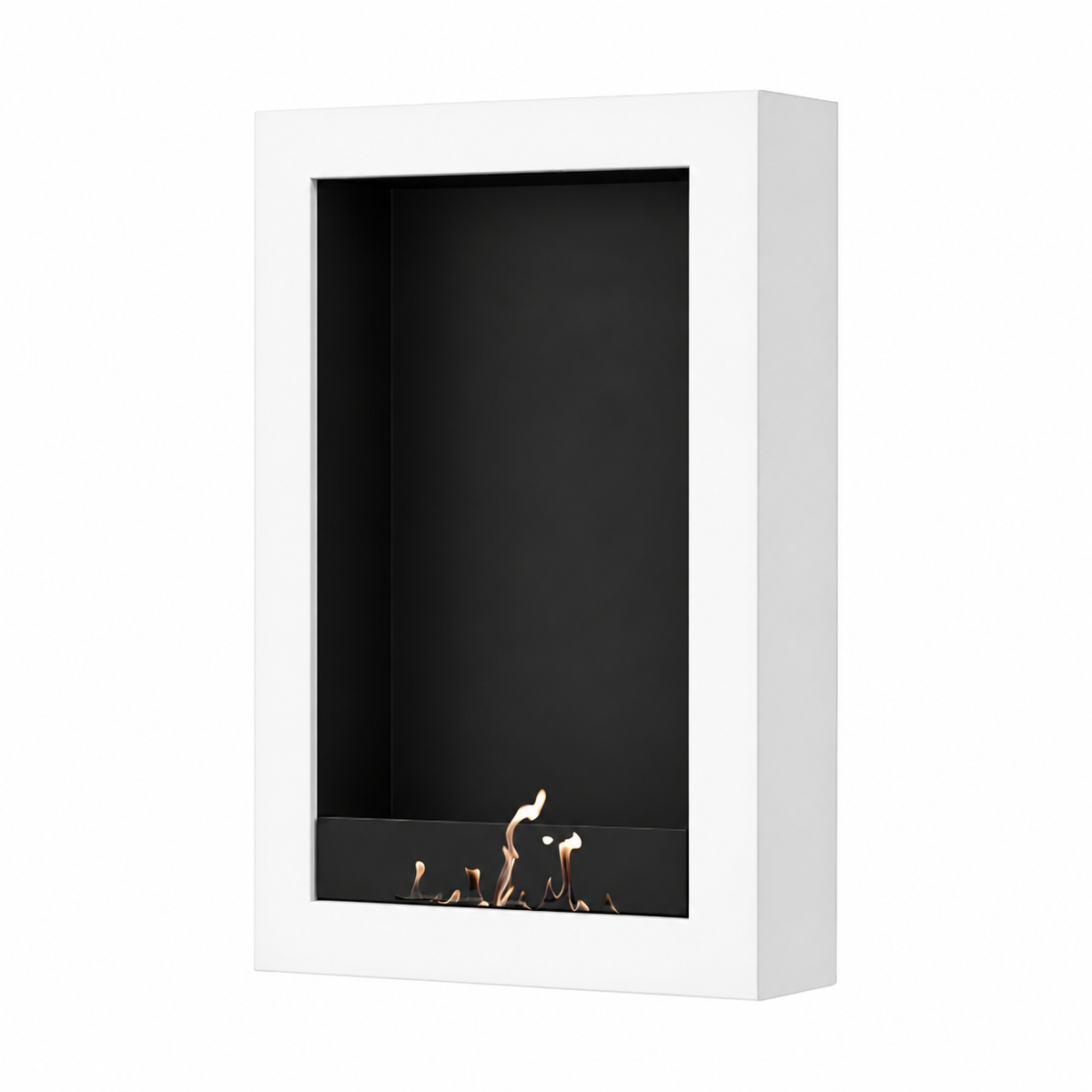 Wild Flame Selected Box verticale bio-ethanol wandhaard wit 70 x 180 cm – productfoto