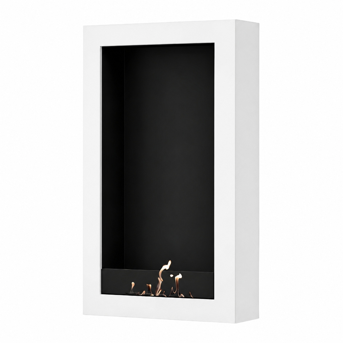 Wild Flame Selected Box verticale bio-ethanol wandhaard wit 70 x 200 cm – productfoto