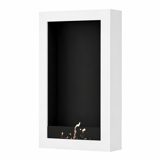 Wild Flame Selected Box verticale bio-ethanol wandhaard wit 70 x 200 cm – productfoto