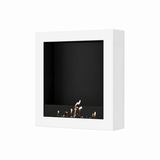 Selected Box verticale bio-ethanol wandhaard wit – 80 x 100 cm | Wild Flame