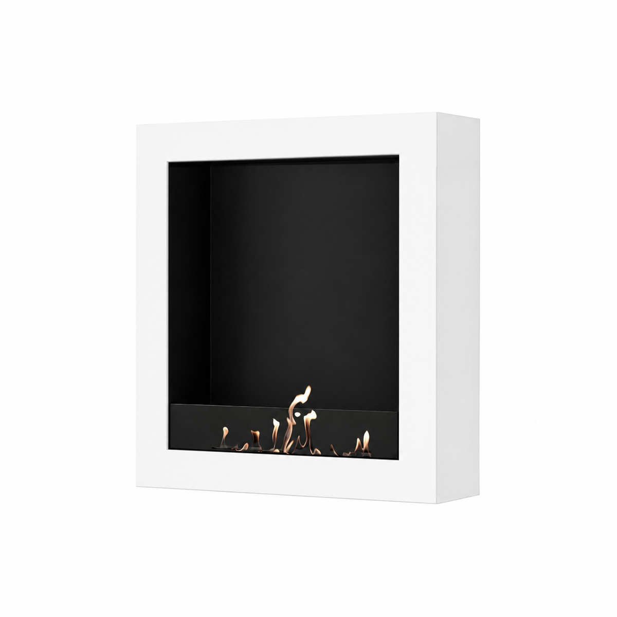 Wild Flame Selected Box verticale bio-ethanol wandhaard wit 80 x 100 cm – productfoto