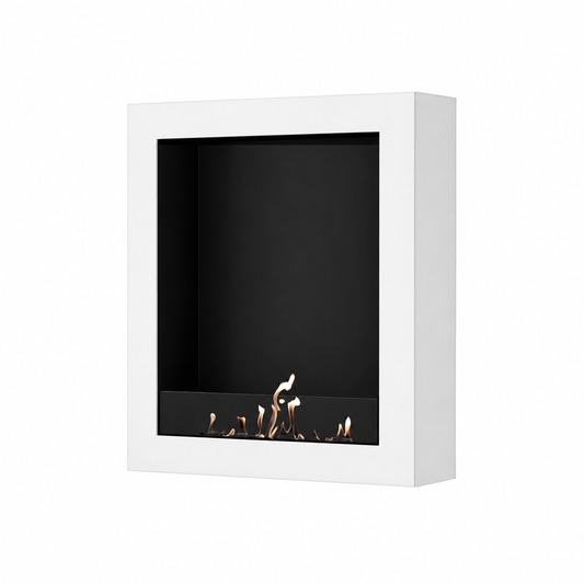 Wild Flame Selected Box verticale bio-ethanol wandhaard wit 80 x 120 cm – productfoto