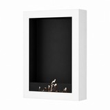 Selected Box verticale bio-ethanol wandhaard wit – 80 x 180 cm | Wild Flame
