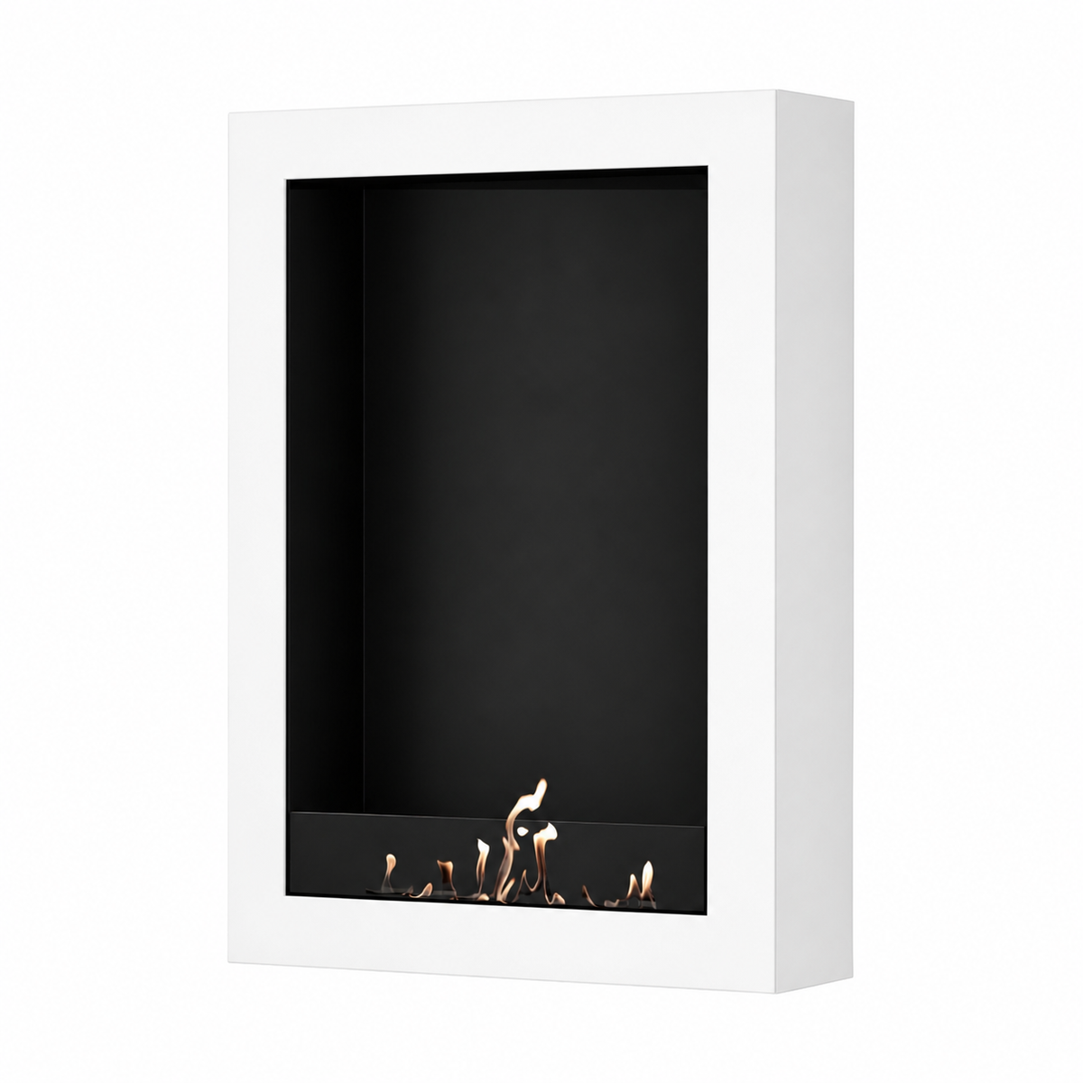Wild Flame Selected Box verticale bio-ethanol wandhaard wit 80 x 180 cm – productfoto