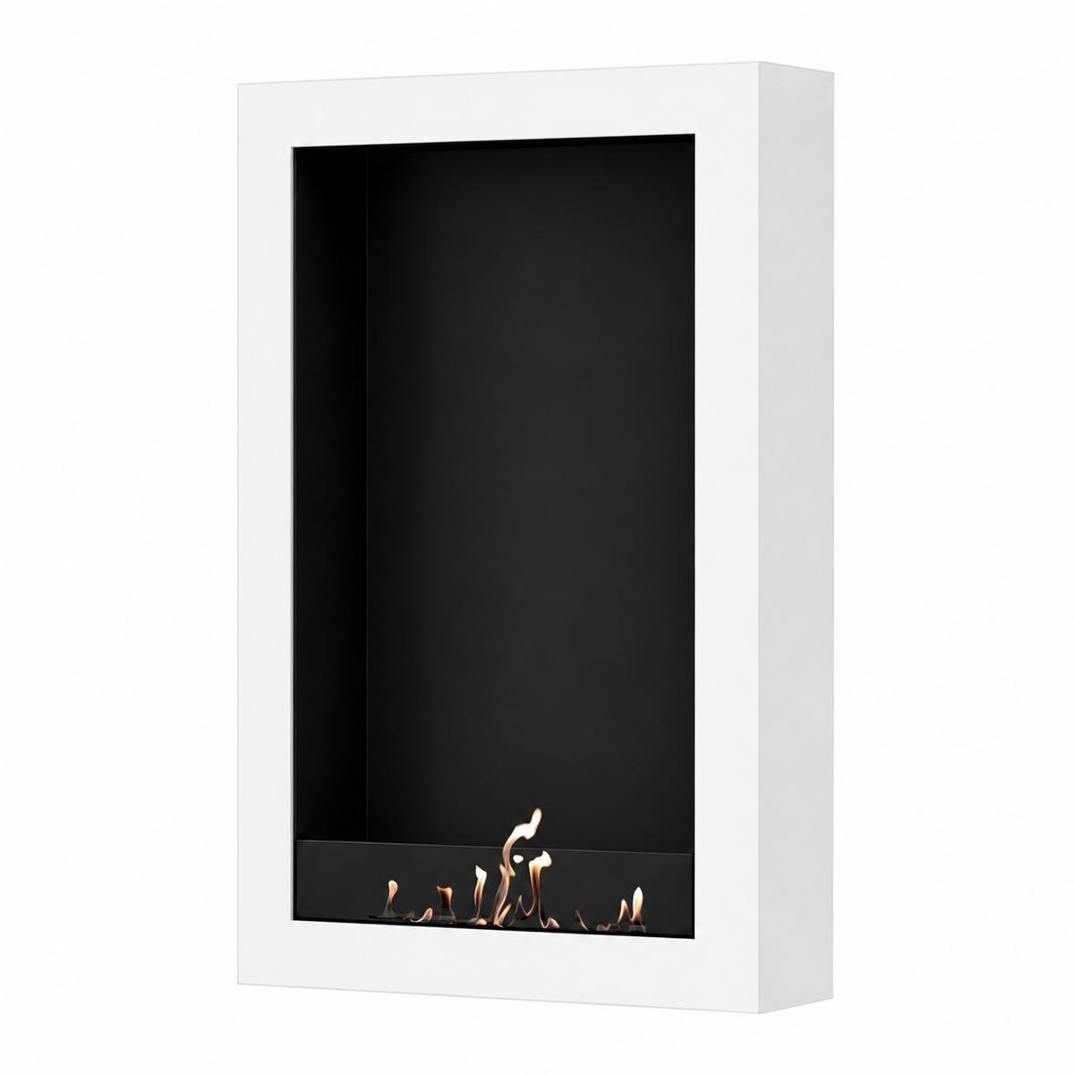 Wild Flame Selected Box verticale bio-ethanol wandhaard wit 80 x 200 cm – productfoto