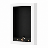 Selected Box verticale bio-ethanol wandhaard wit – 80 x 200 cm | Wild Flame
