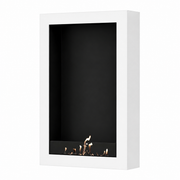 Wild Flame Selected Box verticale bio-ethanol wandhaard wit 80 x 200 cm – productfoto