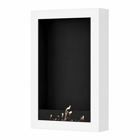 Wild Flame Selected Box verticale bio-ethanol wandhaard wit 80 x 200 cm – productfoto