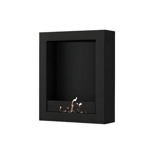 Wild Flame Selected Box verticale bio-ethanol wandhaard zwart 70 x 100 cm – productfoto