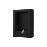 Selected Box verticale bio-ethanol wandhaard zwart – 60 x 100 cm | Wild Flame
