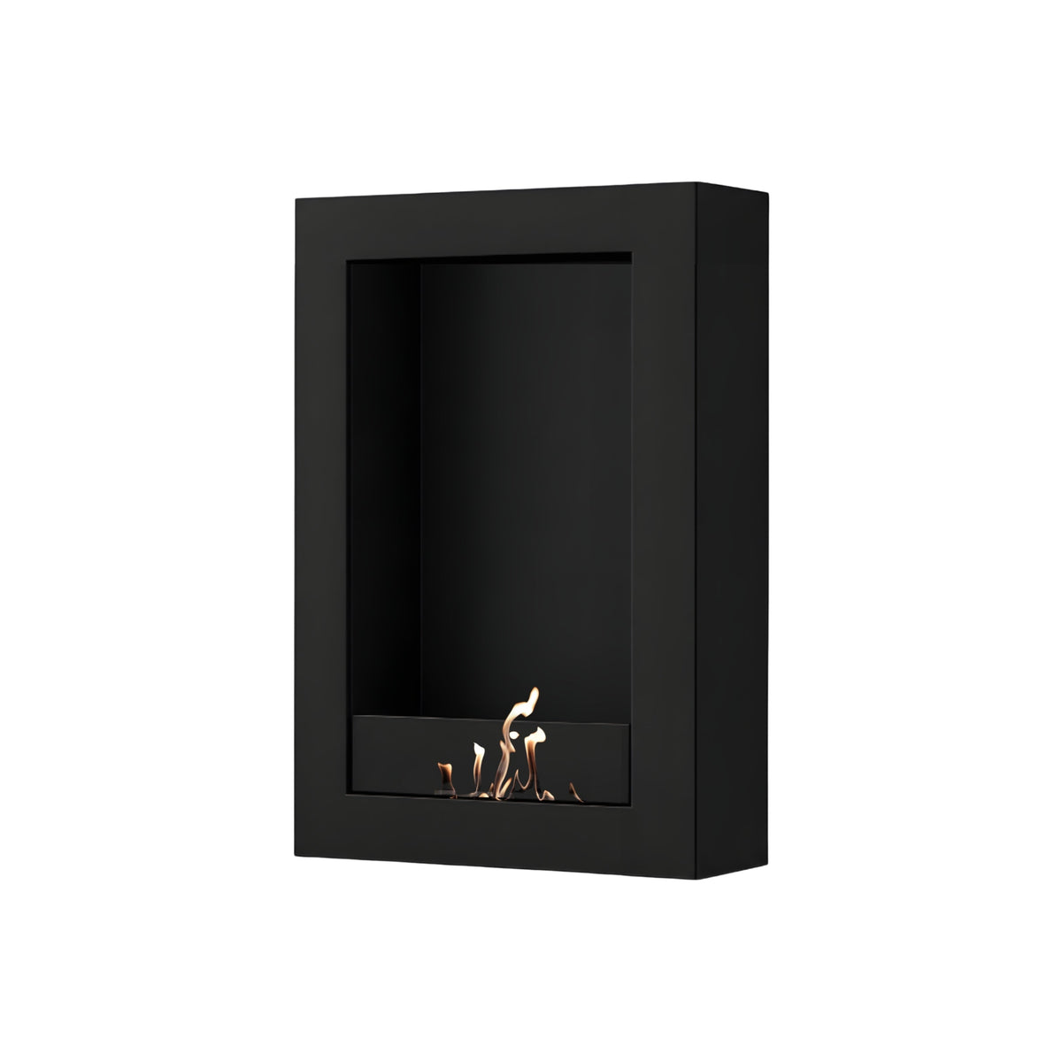 Wild Flame Selected Box verticale bio-ethanol wandhaard zwart 60 x 120 cm – productfoto