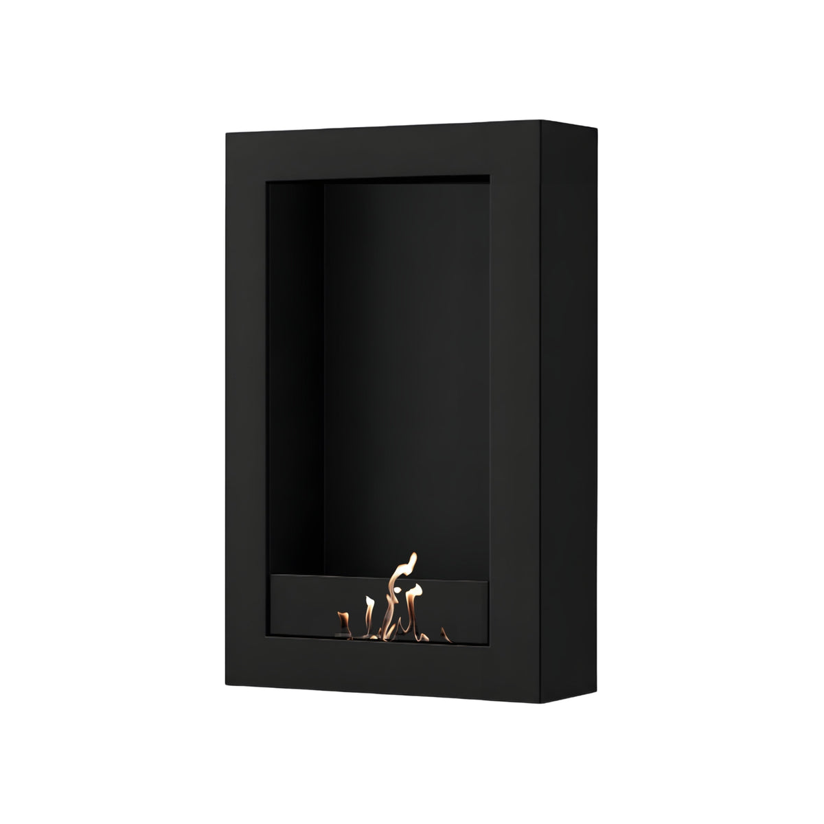 Wild Flame Selected Box verticale bio-ethanol wandhaard zwart 60 x 140 cm – productfoto