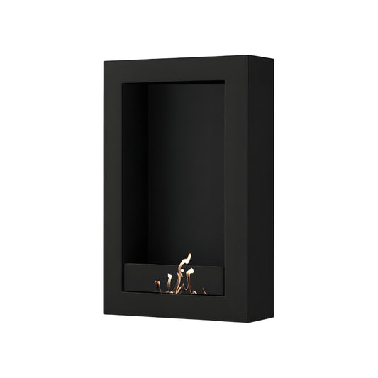 Wild Flame Selected Box verticale bio-ethanol wandhaard zwart 60 x 140 cm – productfoto