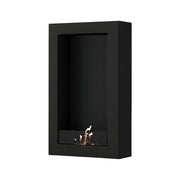 Wild Flame Selected Box verticale bio-ethanol wandhaard zwart 60 x 160 cm – productfoto