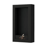 Selected Box verticale bio-ethanol wandhaard zwart – 60 x 180 cm | Wild Flame