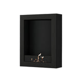 Selected Box verticale bio-ethanol wandhaard zwart – 70 x 120 cm | Wild Flame