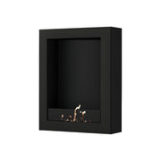 Wild Flame Selected Box verticale bio-ethanol wandhaard zwart 70 x 120 cm – productfoto