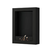 Wild Flame Selected Box verticale bio-ethanol wandhaard zwart 70 x 140 cm – productfoto