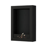 Selected Box verticale bio-ethanol wandhaard zwart – 70 x 160 cm | Wild Flame