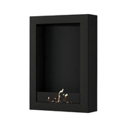 Wild Flame Selected Box verticale bio-ethanol wandhaard zwart 70 x 160 cm – productfoto