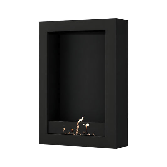 Wild Flame Selected Box verticale bio-ethanol wandhaard zwart 70 x 160 cm – productfoto