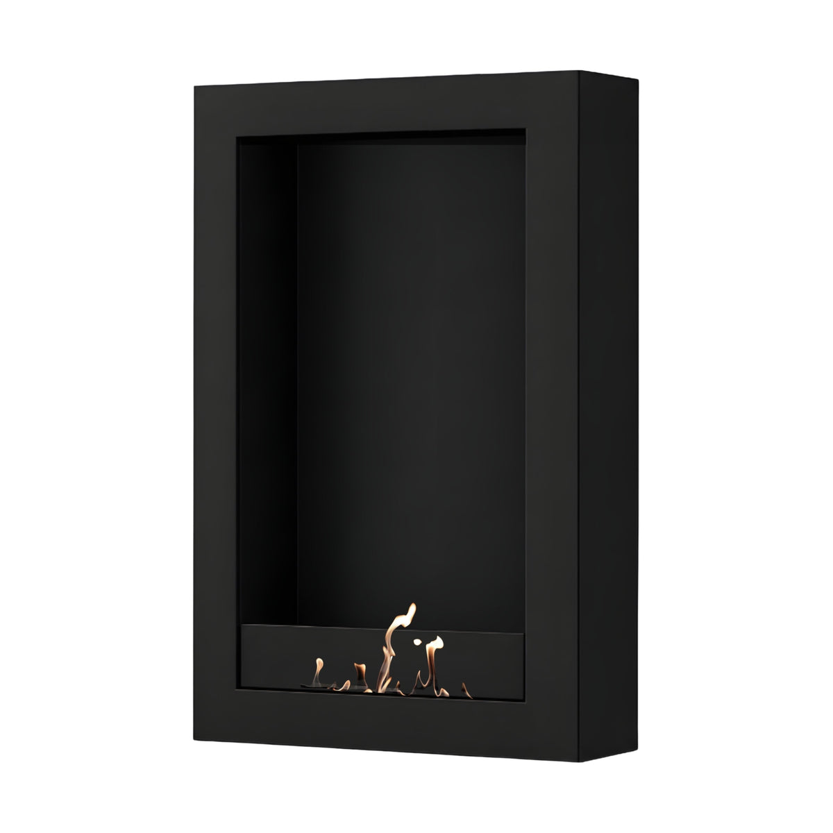 Wild Flame Selected Box verticale bio-ethanol wandhaard zwart 70 x 180 cm – productfoto