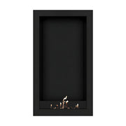 Wild Flame Selected Box verticale bio-ethanol wandhaard zwart 70 x 200 cm – sfeerfoto