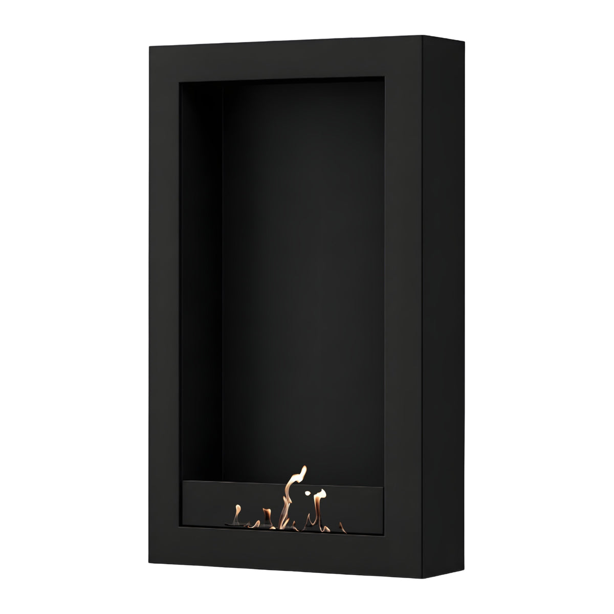 Wild Flame Selected Box verticale bio-ethanol wandhaard zwart 70 x 200 cm – productfoto