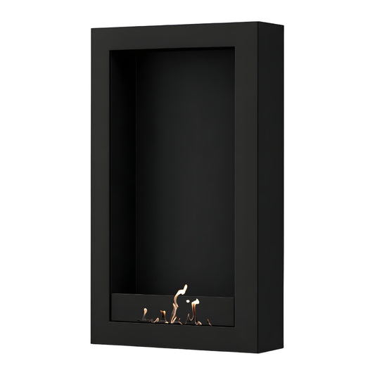 Wild Flame Selected Box verticale bio-ethanol wandhaard zwart 70 x 200 cm – productfoto