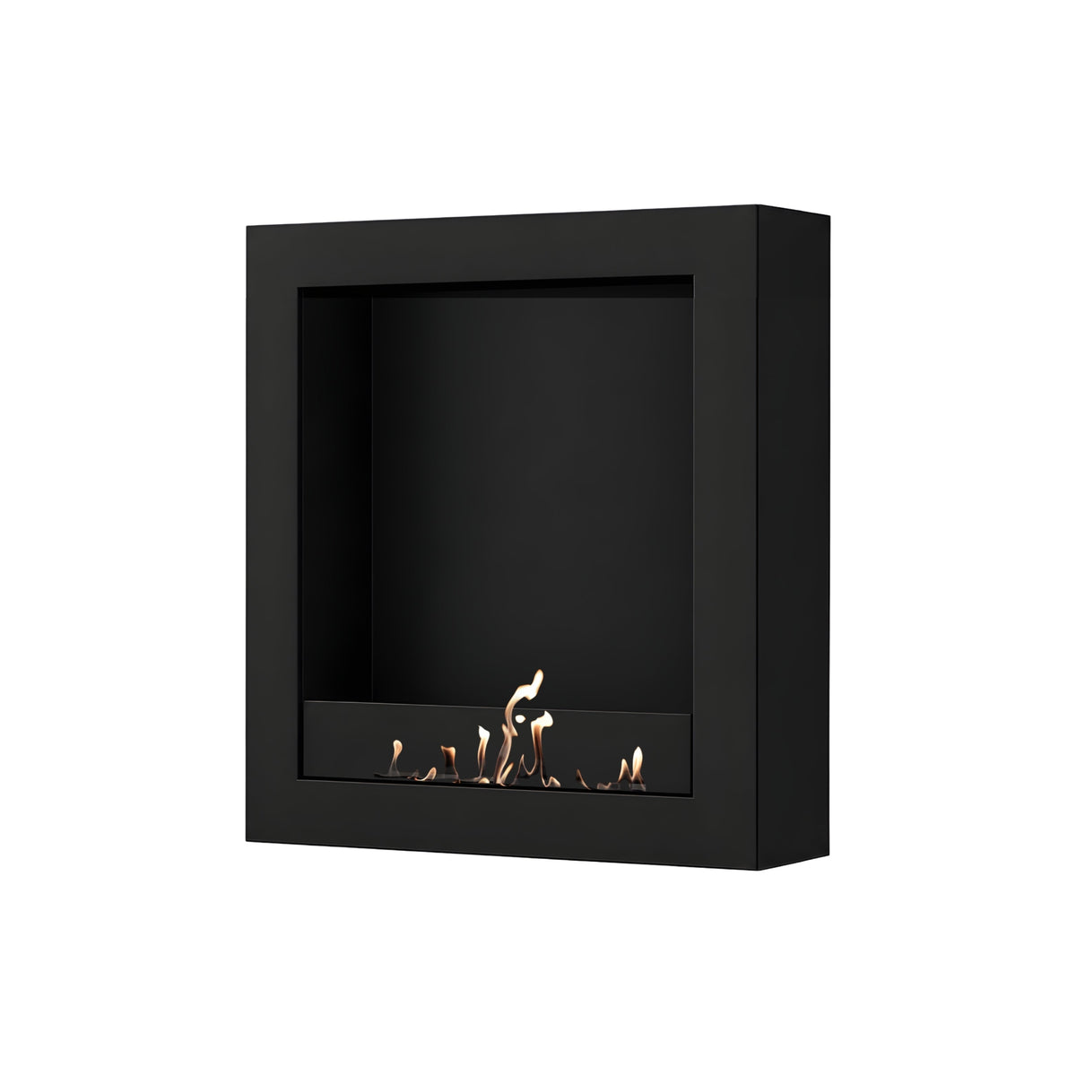 Wild Flame Selected Box verticale bio-ethanol wandhaard zwart 80 x 100 cm – productfoto