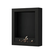 Wild Flame Selected Box verticale bio-ethanol wandhaard zwart 80 x 140 cm – productfoto