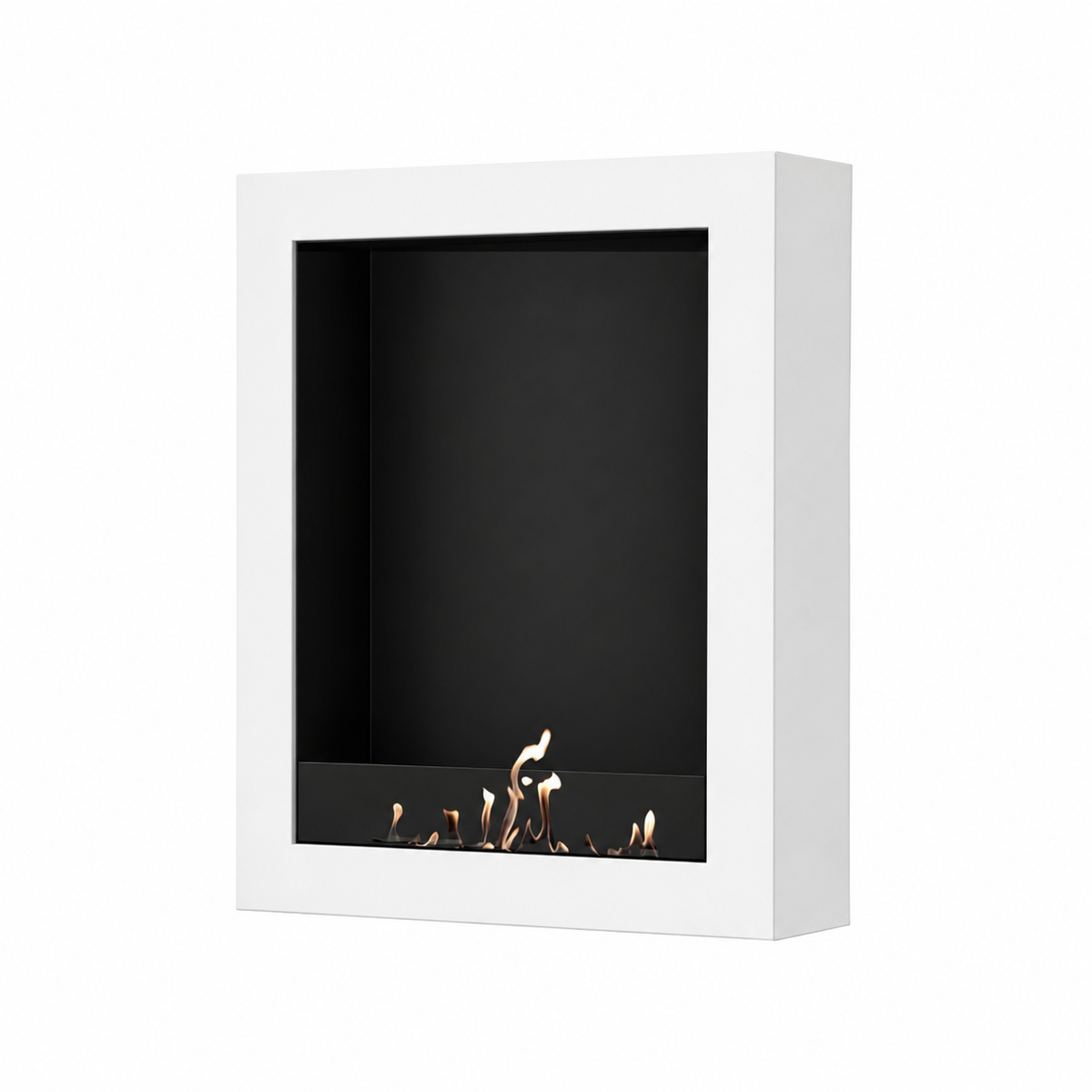 Wild Flame Selected Box verticale bio-ethanol wandhaard wit 80 x 140 cm – productfoto