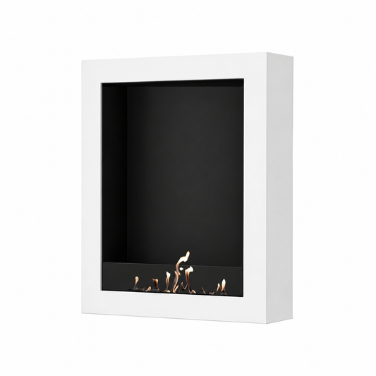 Wild Flame Selected Box verticale bio-ethanol wandhaard wit 80 x 140 cm – productfoto