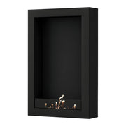 Wild Flame Selected Box verticale bio-ethanol wandhaard zwart 80 x 200 cm – productfoto