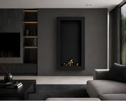 Wild Flame Selected Box verticale bio-ethanol wandhaard zwart 60 x 180 cm – detailfoto