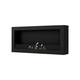 Selected Box bio-ethanol wandhaard zwart – 80 cm | Wild Flame