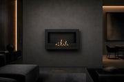 Wild Flame Selected Box bio-ethanol wandhaard zwart 80 cm – detailfoto