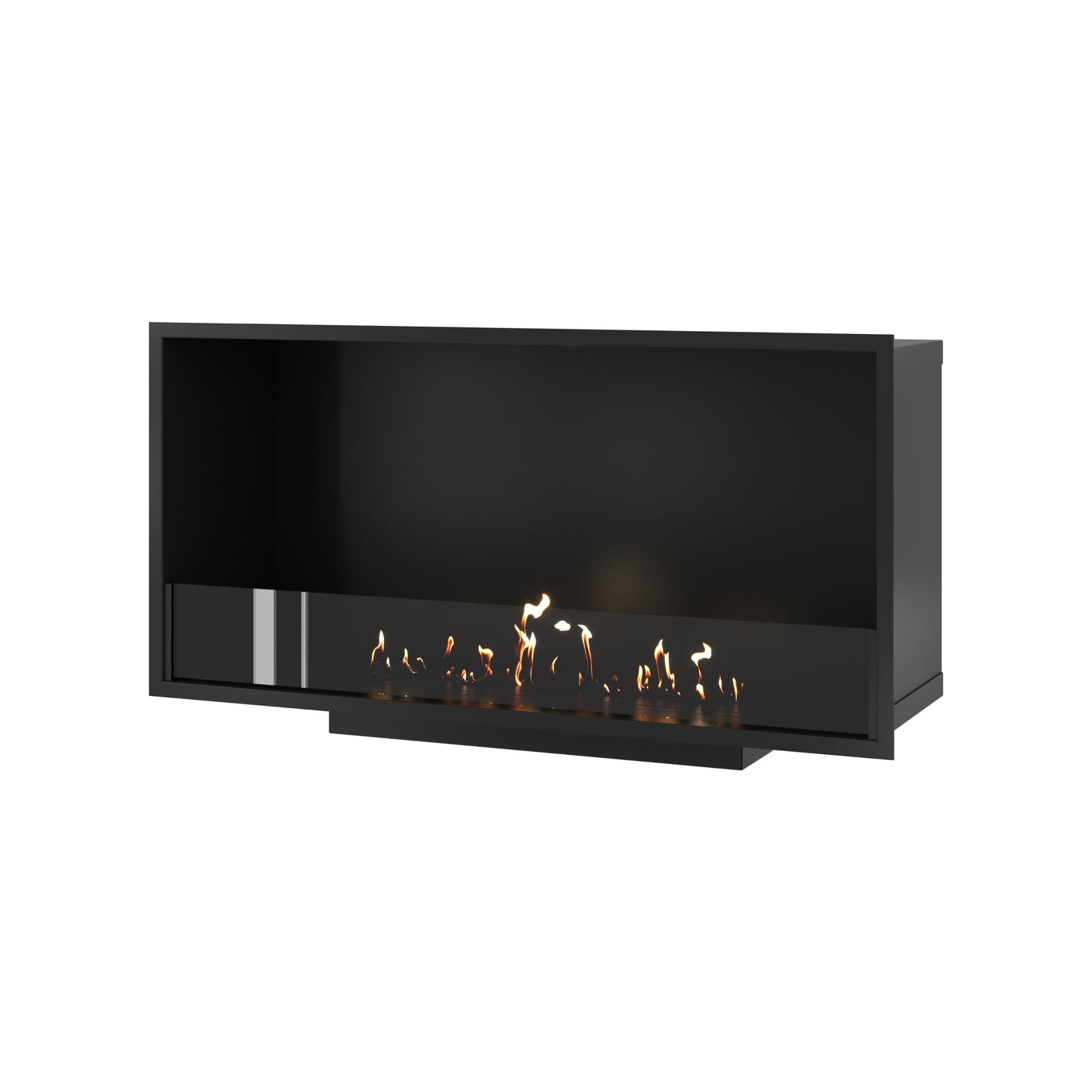 Wild Flame Selected enkelzijdige bio-ethanol inbouwhaard 100 cm – afbeelding 1