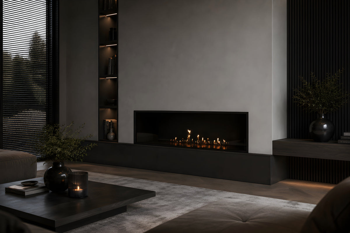 Wild Flame Selected einseitiger Bioethanol-Einbaukamin 110 cm – Bild 2