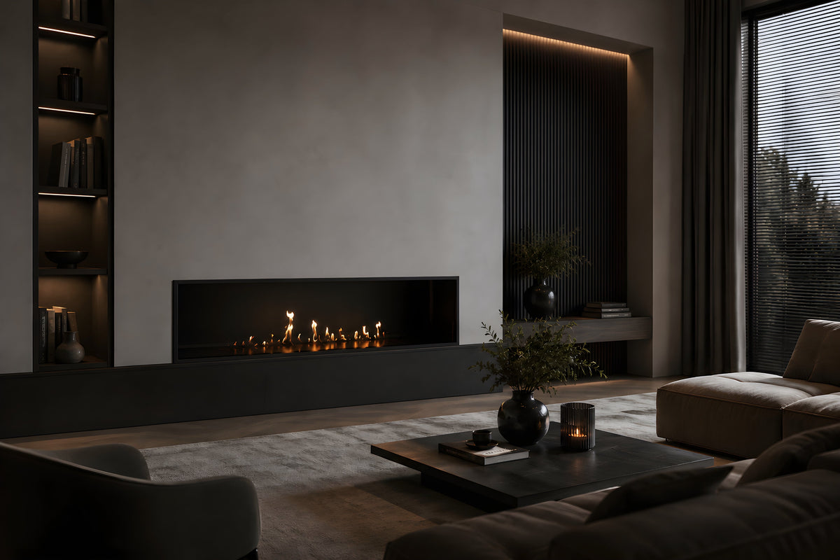 Wild Flame Selected einseitiger Bioethanol-Einbaukamin 110 cm – Bild 3