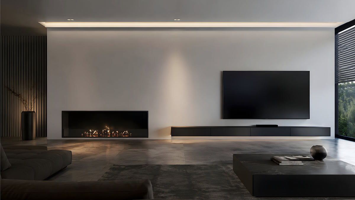Wild Flame Selected einseitiger Bioethanol-Einbaukamin 130 cm – Bild 3