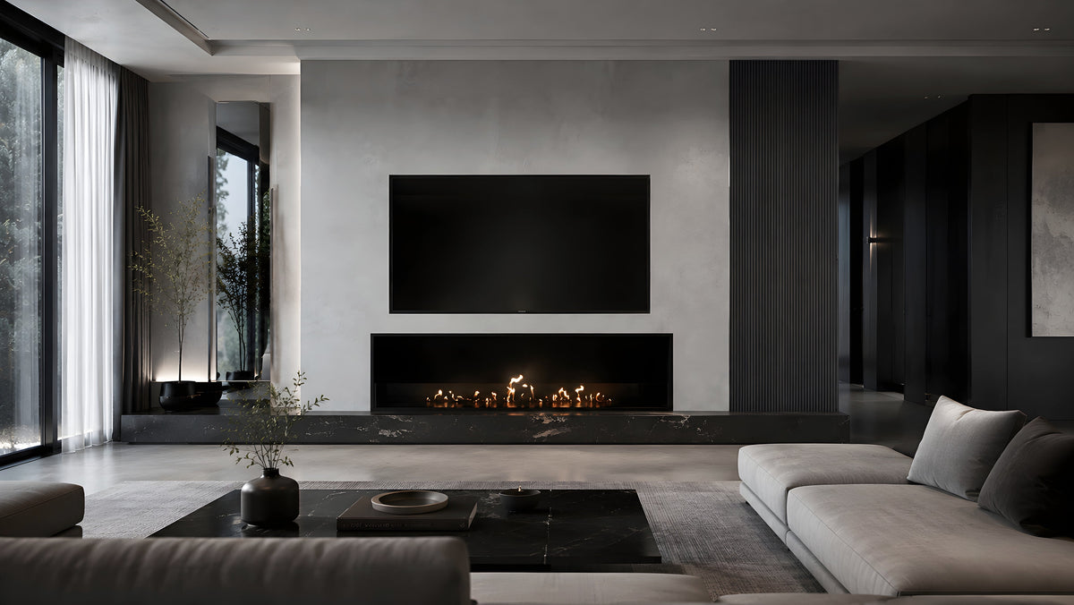 Wild Flame Selected einseitiger Bioethanol-Einbaukamin 140 cm – Bild 3