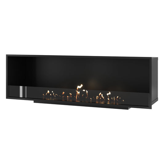 Wild Flame Selected enkelzijdige bio-ethanol inbouwhaard 170 cm – afbeelding 1