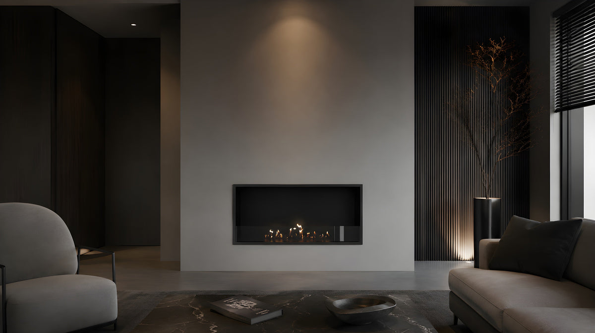 Wild Flame Selected einseitiger Bioethanol-Einbaukamin 80 cm – Bild 3